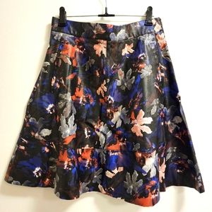 ZARA Pleated Pleather Skirt